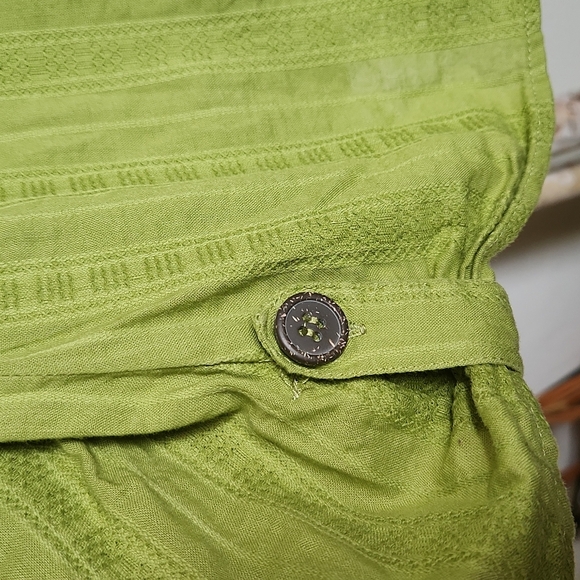 Maurices- Green V-Neck Tunic Top- Small - Picture 5 of 6